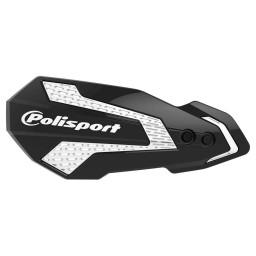 Osłona rąk / listki model MX FLOW kolor czarny/biały Polisport