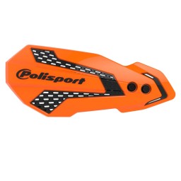 Osłona rąk / listki model MX FLOW kolor pomarańczowy/czarny Polisport