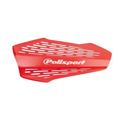 Osłona rąk / handbary model MX FORCE kolor czerwony Polisport