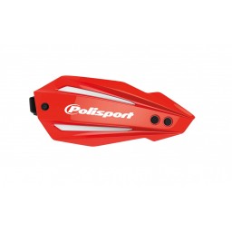 Osłona rąk / handbary model BULLIT FULL WRAP AROUND kolor czerwony Polisport