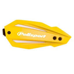 Osłona rąk / handbary model BULLIT FULL WRAP AROUND kolor żółty Polisport