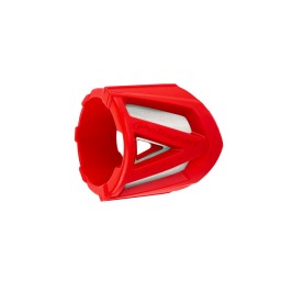 Osłona tłumika mała kolor czerwony Polisport