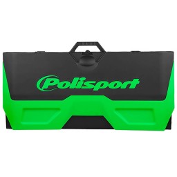 Mata pod motocykl składana kolor zielony/czarny Polisport