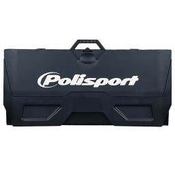 Mata pod motocykl składana kolor czarny Polisport