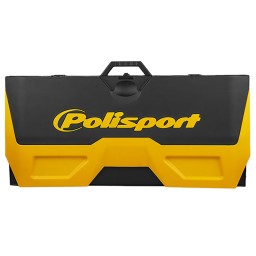 Mata pod motocykl składana kolor żółty/czarny Polisport