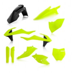 Kompletny zestaw KTM 125/150/250 SX, 250/350/450 SX-F rok 16-18 kolor żółty FLUO/czarny Acerbis
