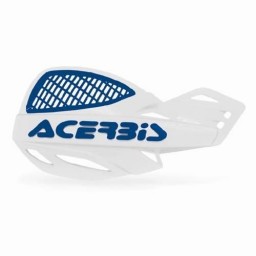 Osłona rąk / handbary model MX UNIKO VENTED kolor biały/niebieski Acerbis