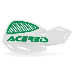 Osłona rąk / handbary model MX UNIKO VENTED kolor biały/zielony Acerbis