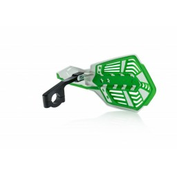 Osłona rąk / handbary model X-FUTURE kolor biały/zielony Acerbis