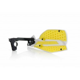 Osłona rąk / handbary model X-Ultimate kolor biały/żółty Acerbis