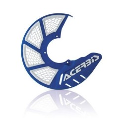 Osłona tarczy hamulcowej przedniej model X-brake 2.0 KTM 85 SX rok 09-23, Gas Gas MC85 rok 21-22 kolor niebieski/biały Acerbis