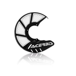 Osłona tarczy hamulcowej przedniej model X-brake 2.0 KTM 85 SX rok 09-23, Gas Gas MC85 rok 21-22 kolor czarny/biały Acerbis
