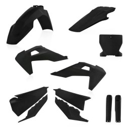 Kompletny zestaw Husqvarna TC125 / TC250 / FC250 / FC350 / FC450 rok 19-23 kolor czarny metaliczny Acerbis